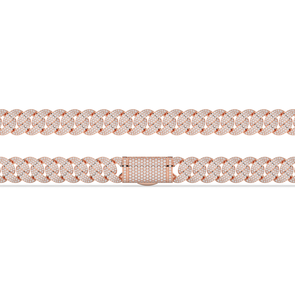 Slim Iced Cuban Link Bracelet