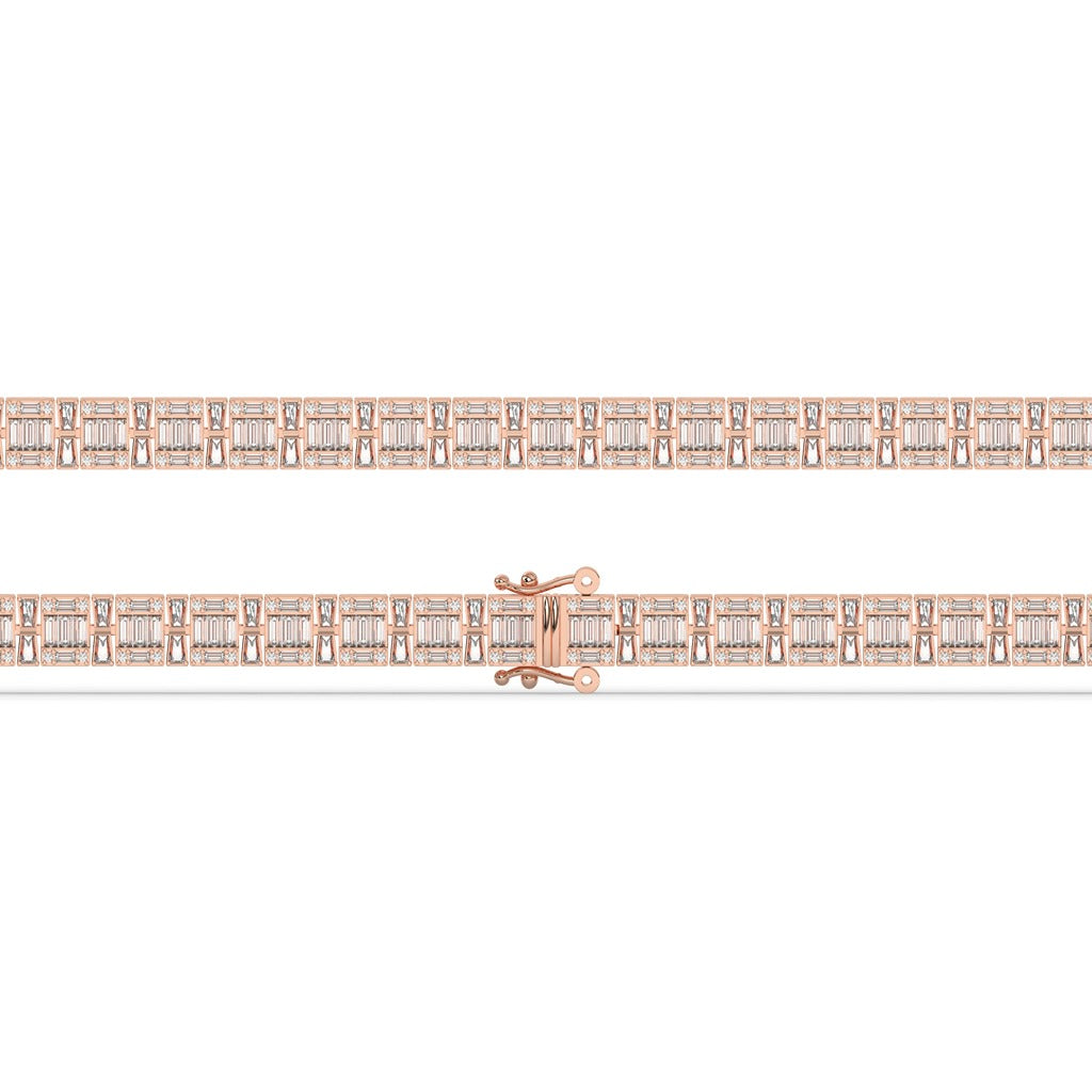 Royal Radiance Baguette Diamond Bangle