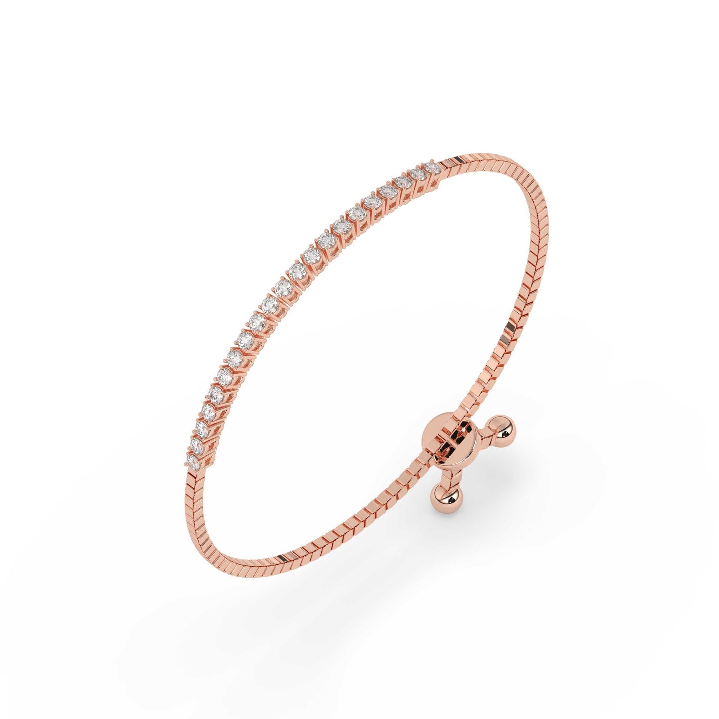 Double Layer Gold Tennis Bracelet