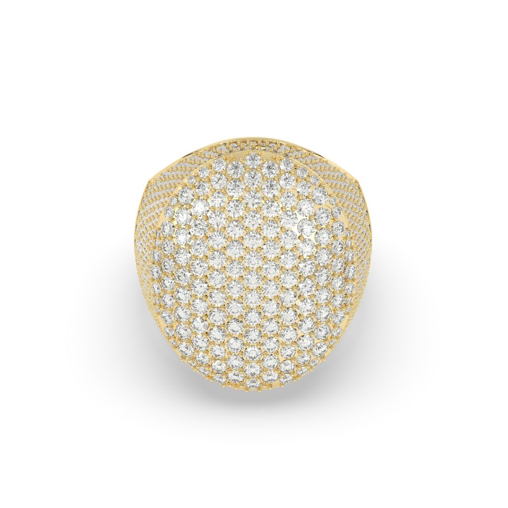 Royal Cluster Dome Diamond Ring