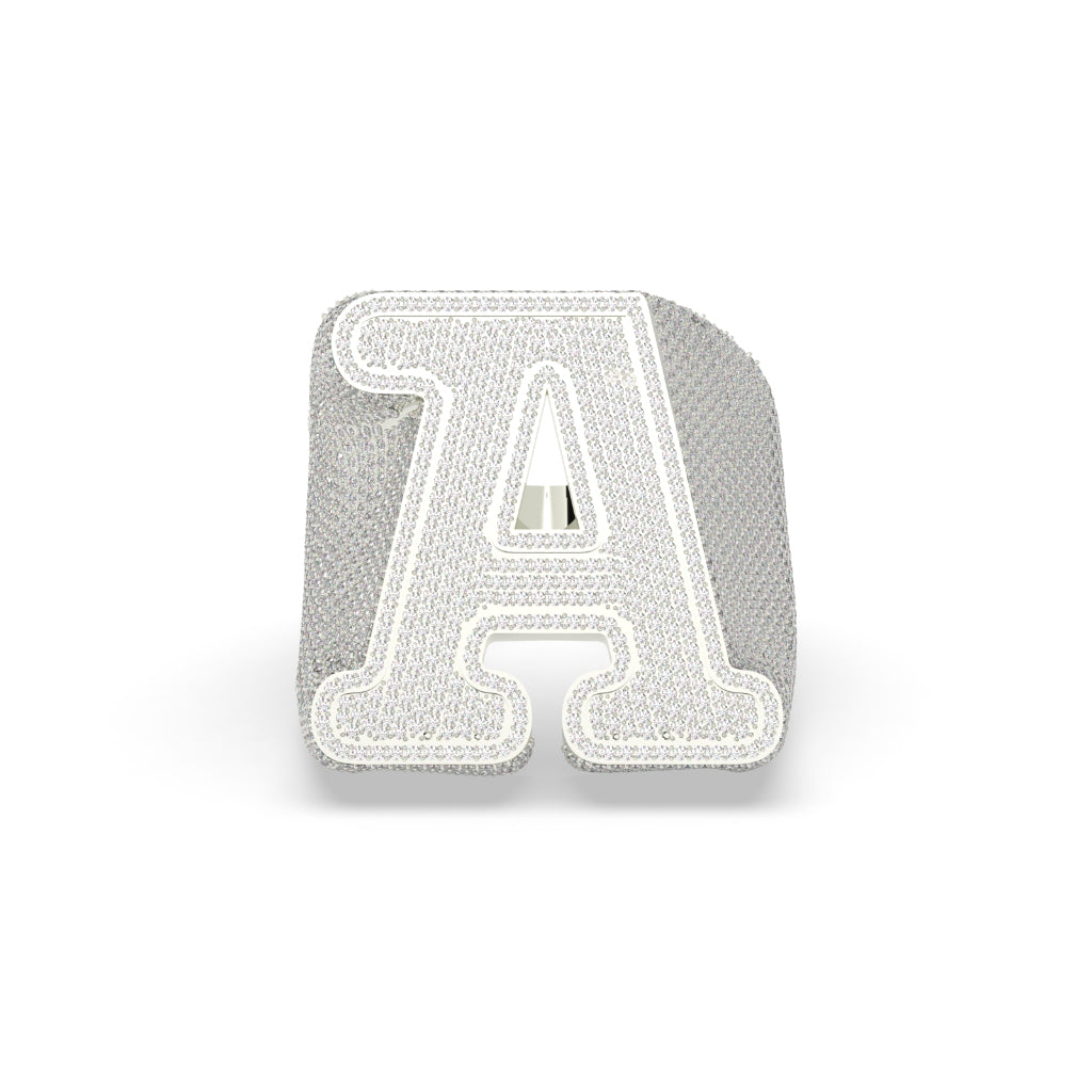 Golden Iced Out A Ring