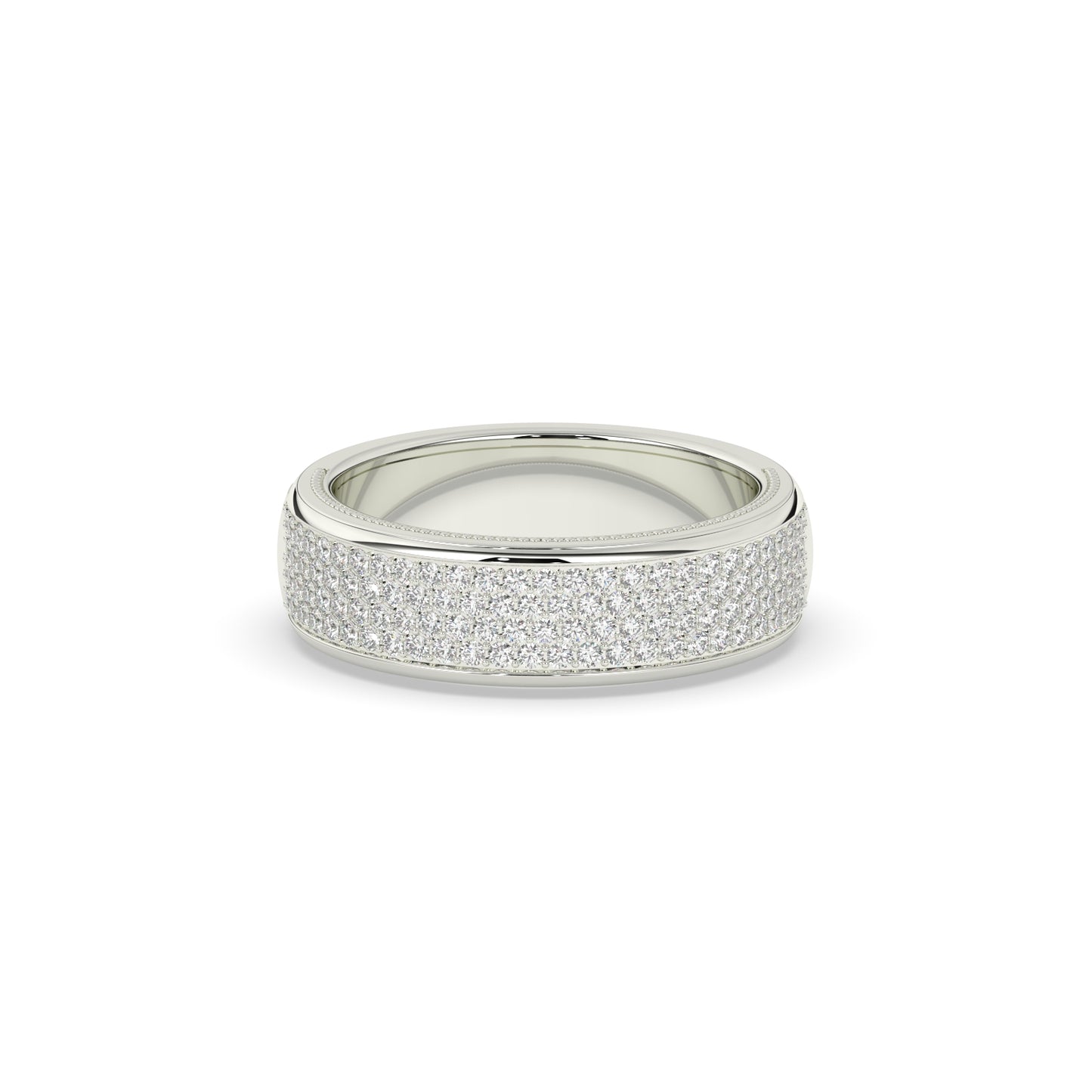 Classic Pavé Gold Wedding Band