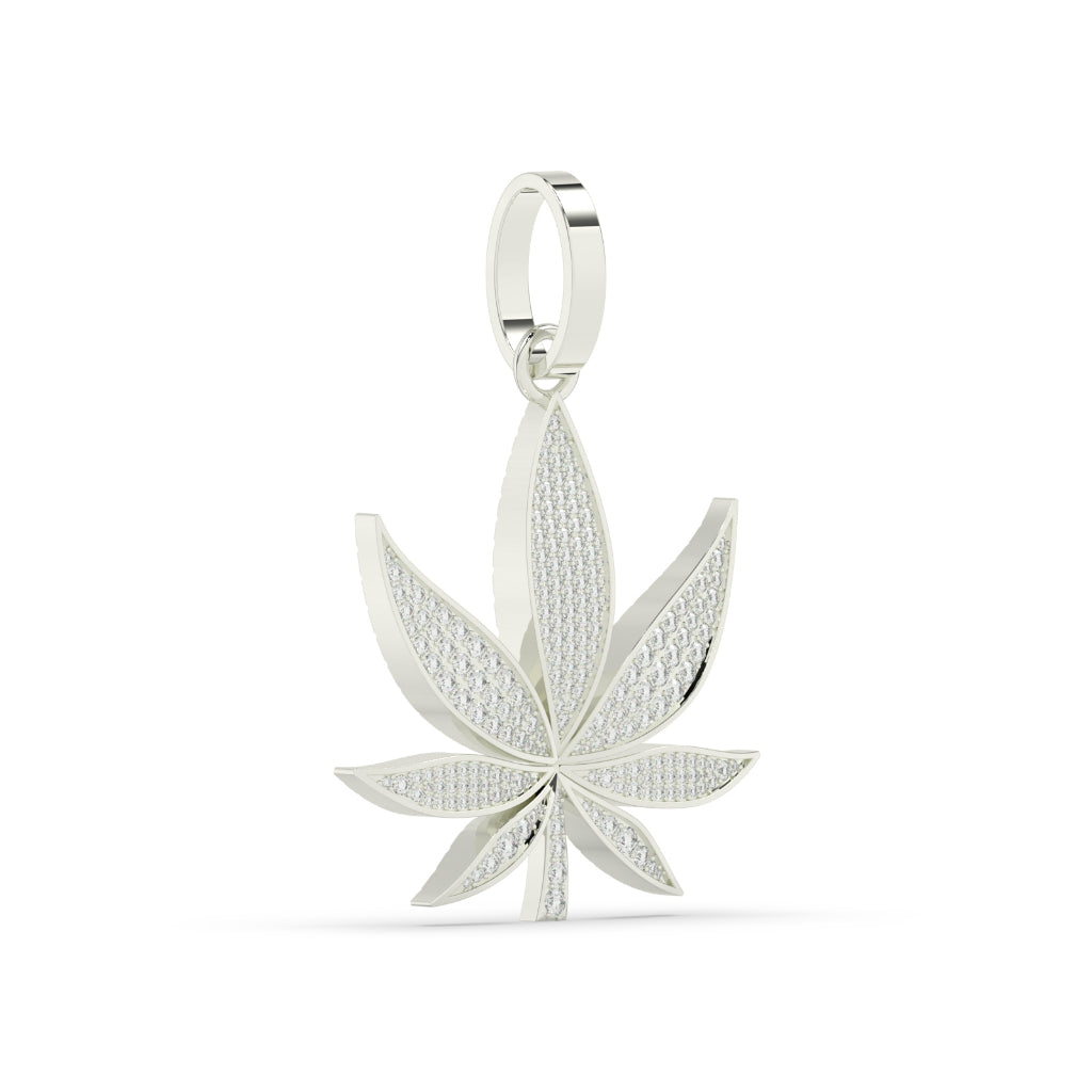 Hip-Hop Style Leaf Charm