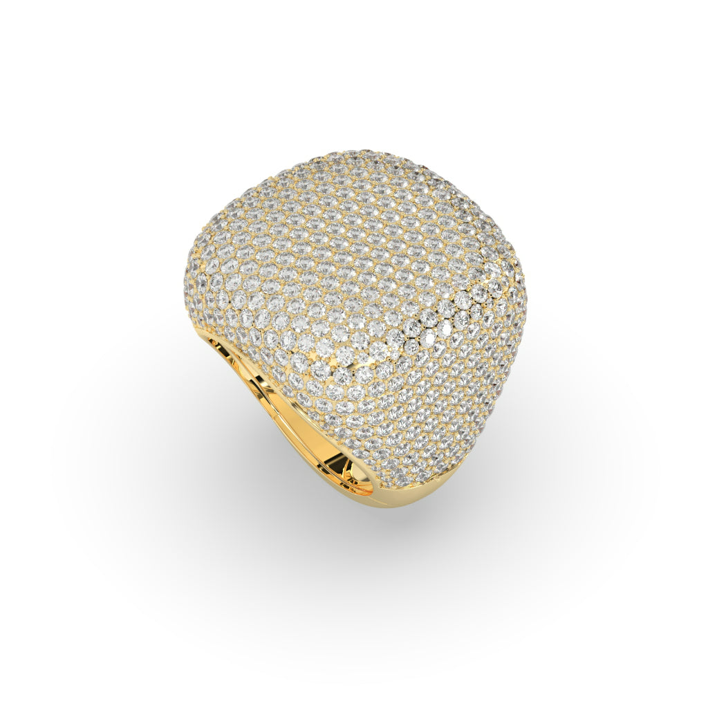 Diamond Frost Cushion Top Ring