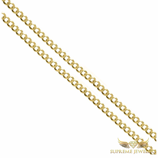 5mm 10K Gold Cuban Link