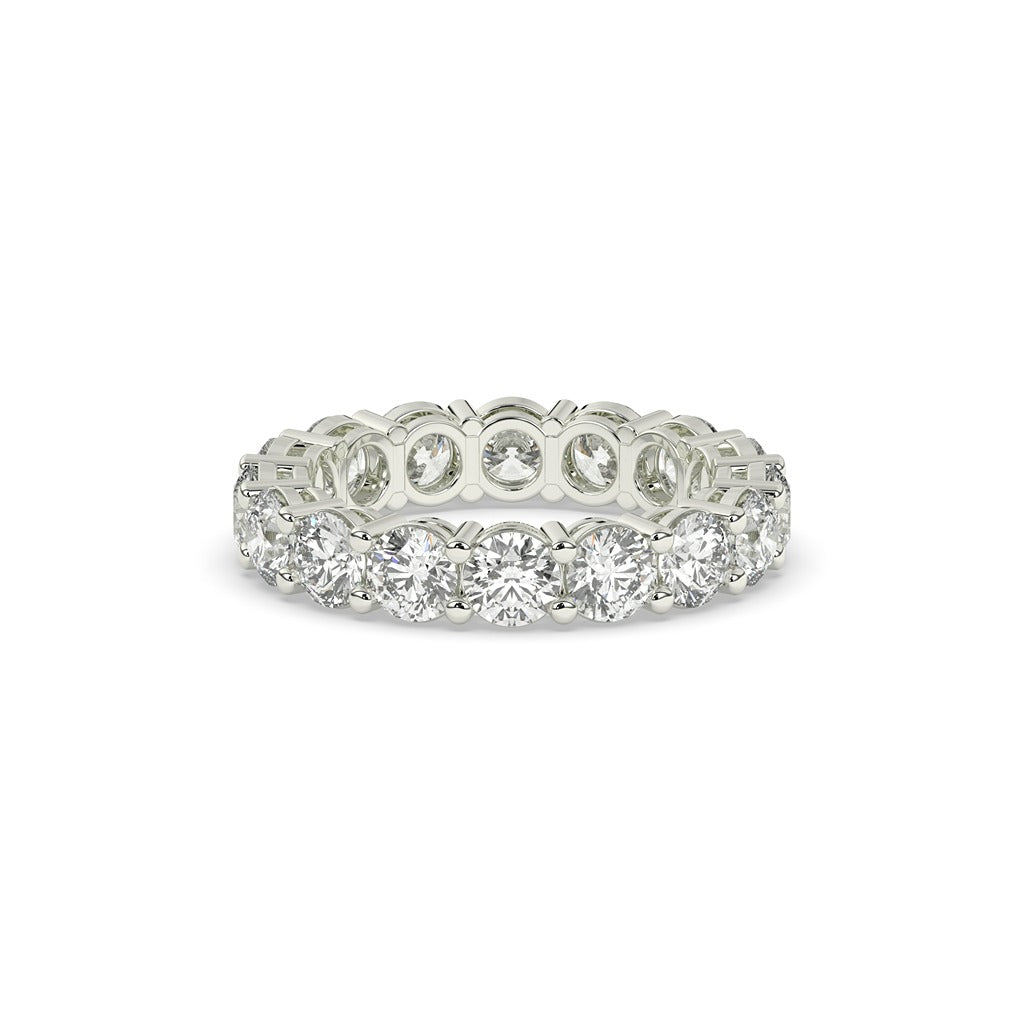 Oval Cut Diamond Eternity Band