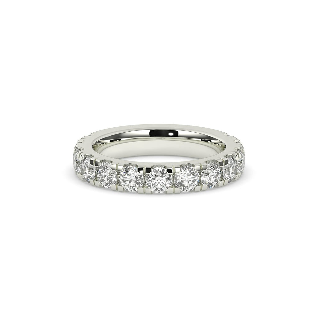 Classic Gold Round Diamond Band