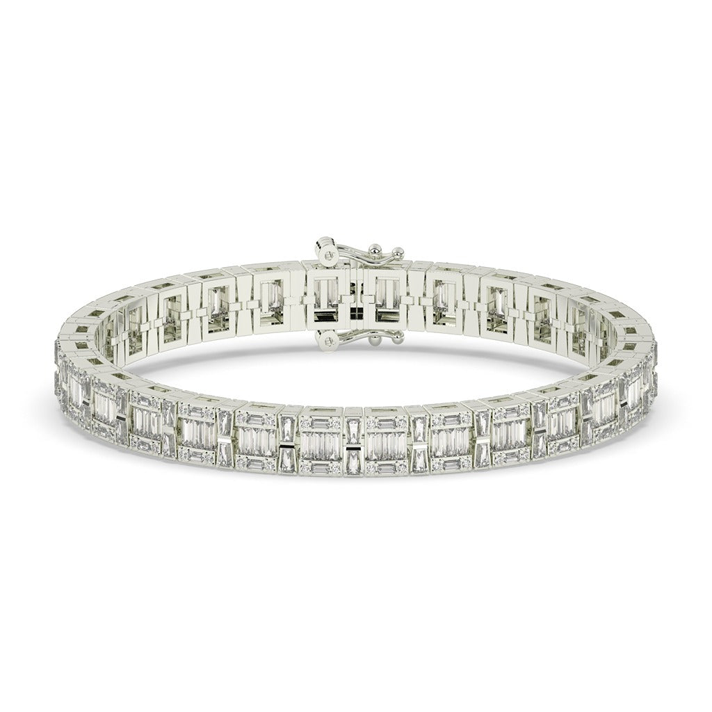 Royal Radiance Baguette Diamond Bangle