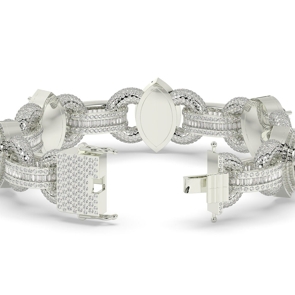 Multicolor Gemstone Luxe Link Bracelet