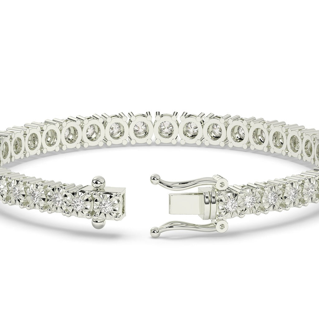 Dazzling Gold Tennis Sparkle Bracelet