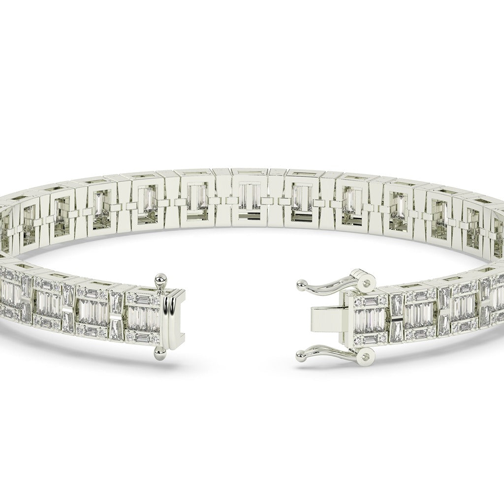 Royal Radiance Baguette Diamond Bangle