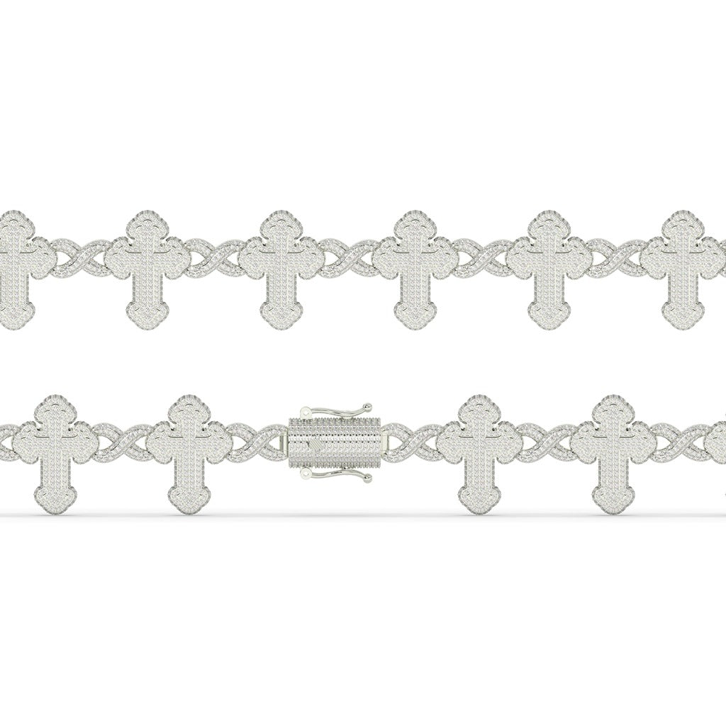 Faith Over Ice Gold Bracelet