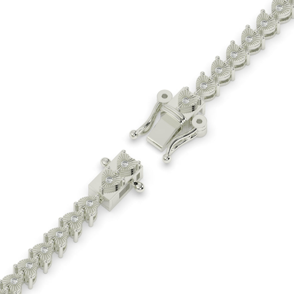 Delicate Petal Design Gold Bracelet