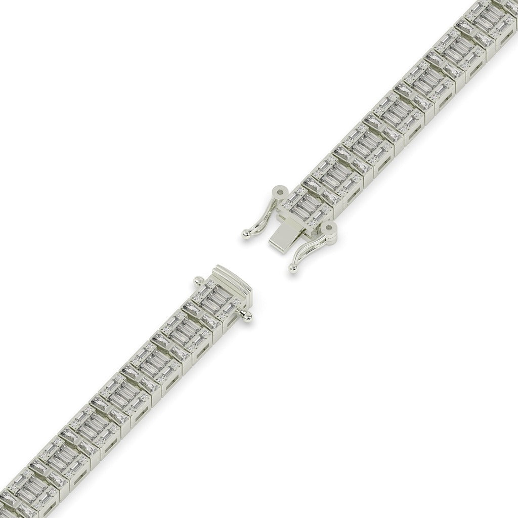 Royal Radiance Baguette Diamond Bangle