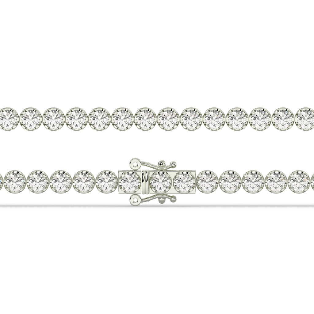 Classic Gold Diamond Tennis Bracelet