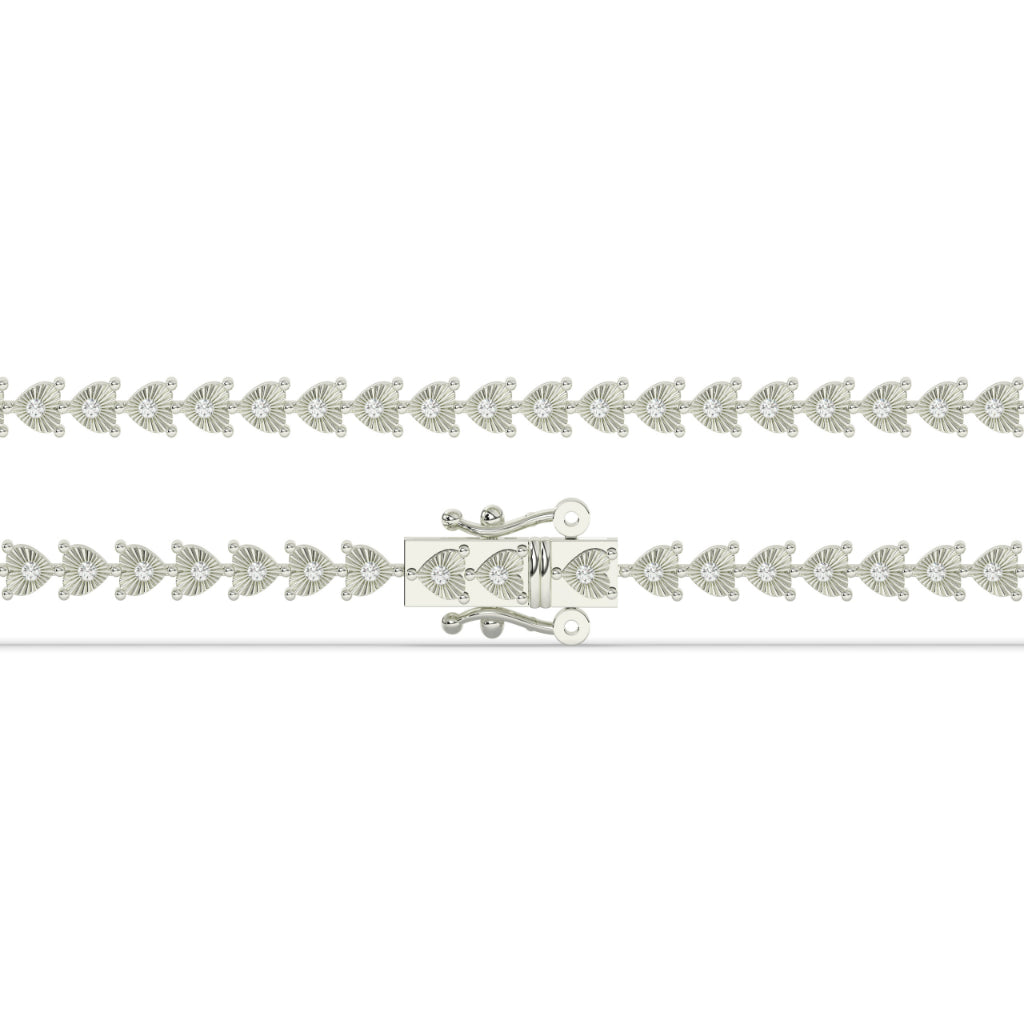 Delicate Petal Design Gold Bracelet