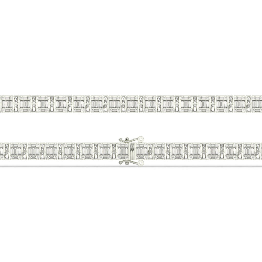 Royal Radiance Baguette Diamond Bangle