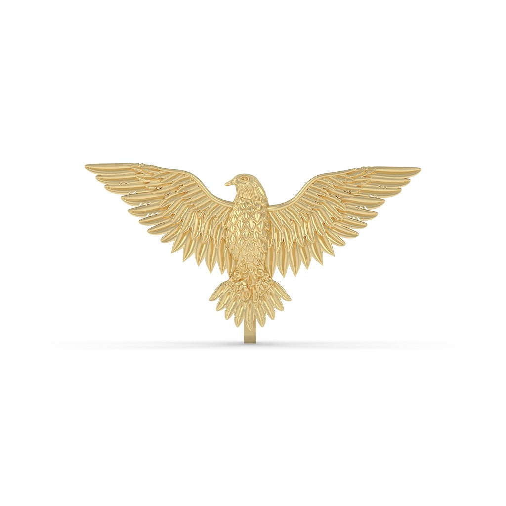 Golden Eagle Spread Wings Pendant