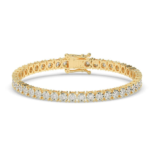 Dazzling Gold Tennis Sparkle Bracelet