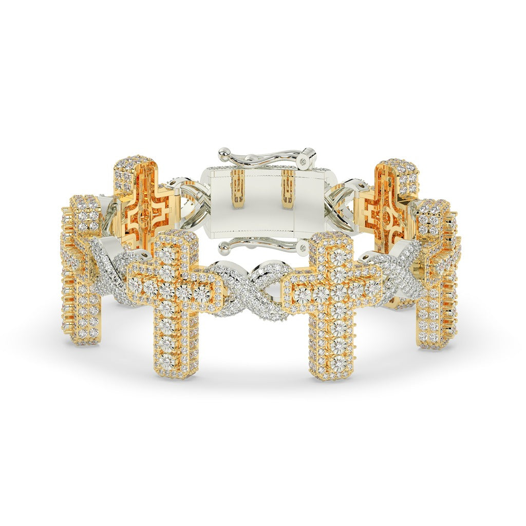 Bling Faith Gold Drip Bracelet