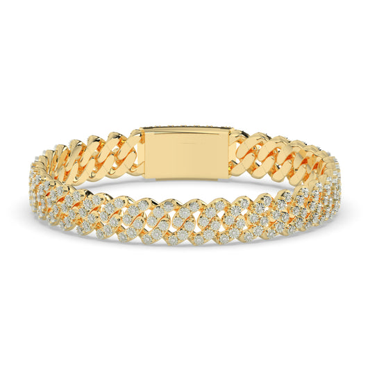 Diamond Iced Cuban Link Bracelet