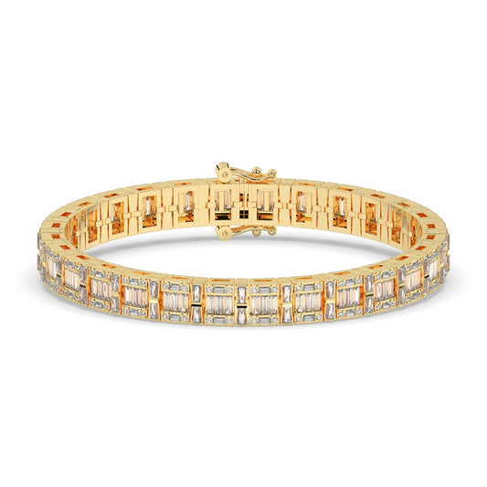 Royal Radiance Baguette Diamond Bangle