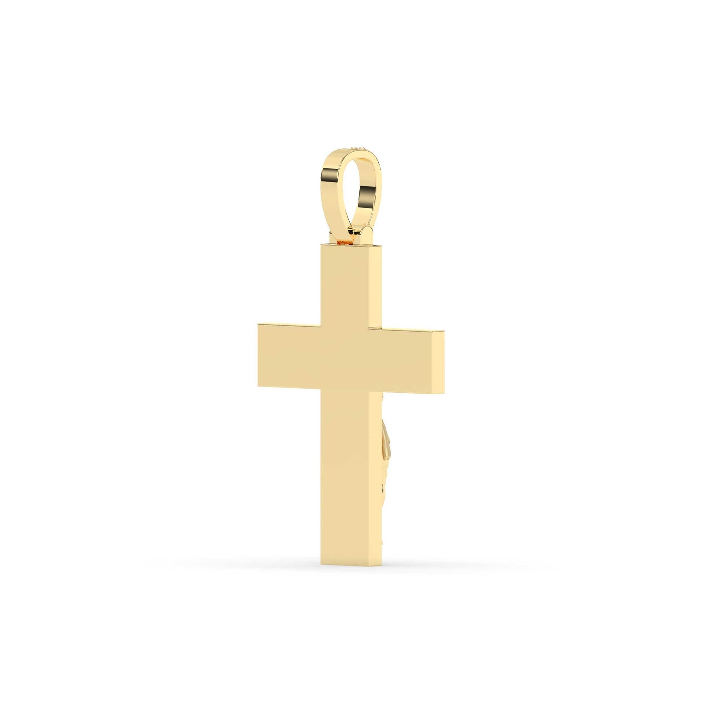 Jesus Crucifix Diamond Cross Pendant