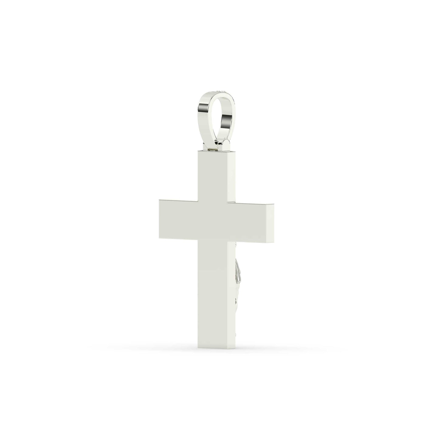 Jesus Crucifix Diamond Cross Pendant