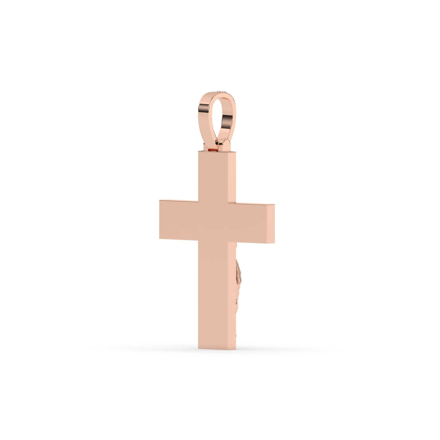 Jesus Crucifix Diamond Cross Pendant