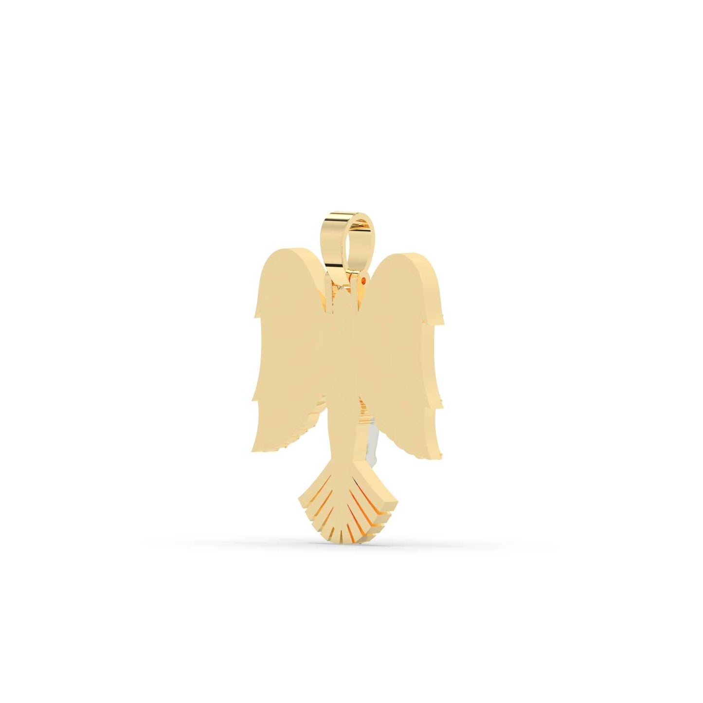 Jesus With Angel Wings Pendant