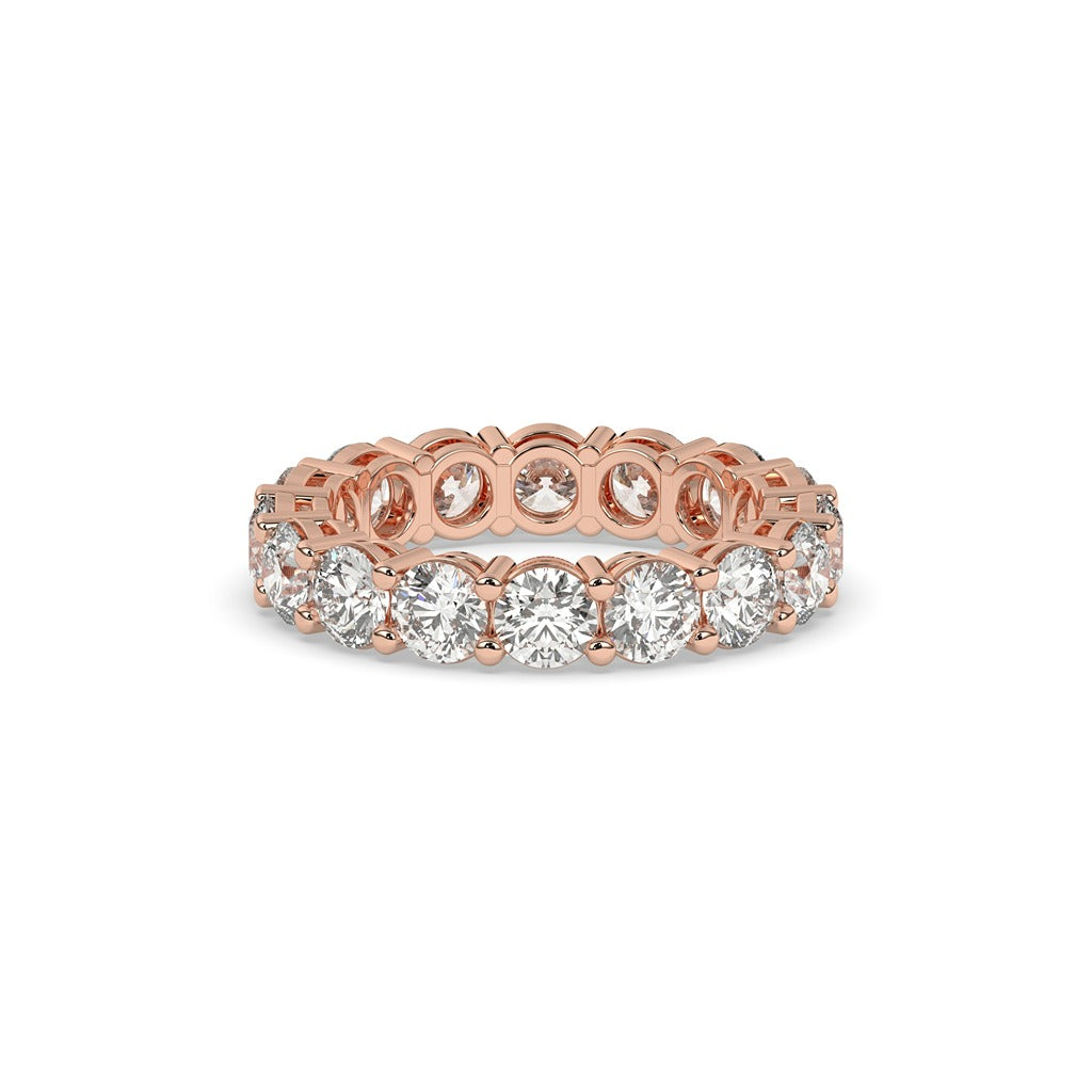 Oval Cut Diamond Eternity Band