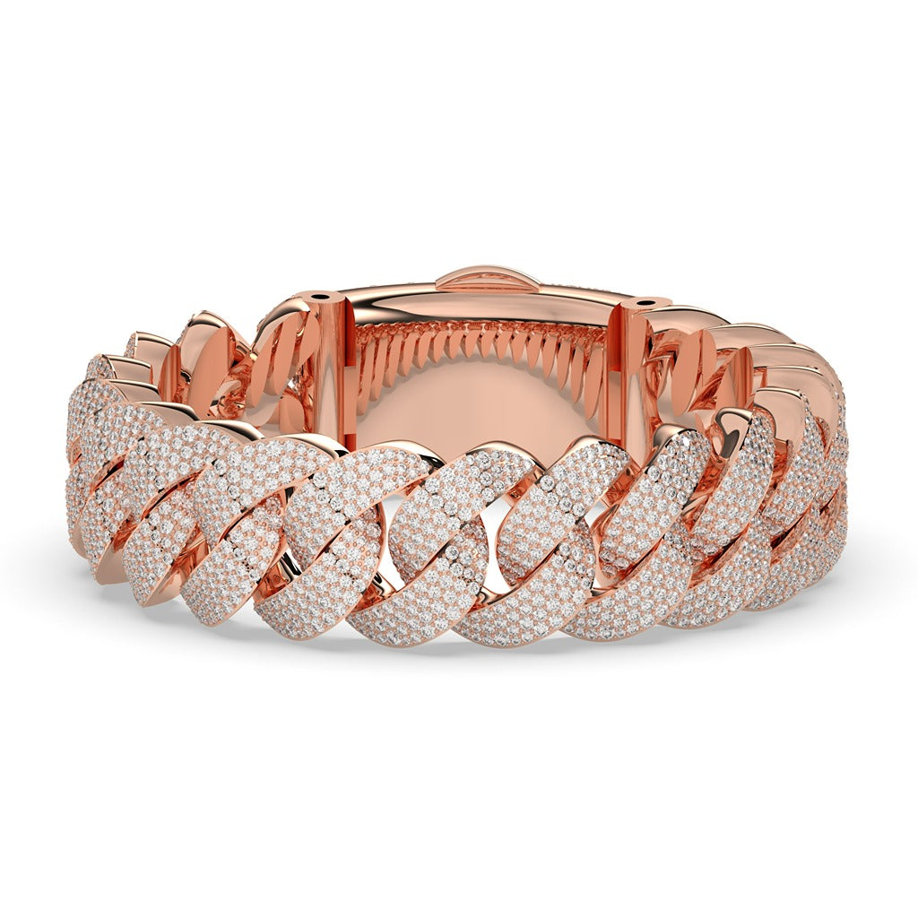 Thick Shine Gold Chain Bracelet