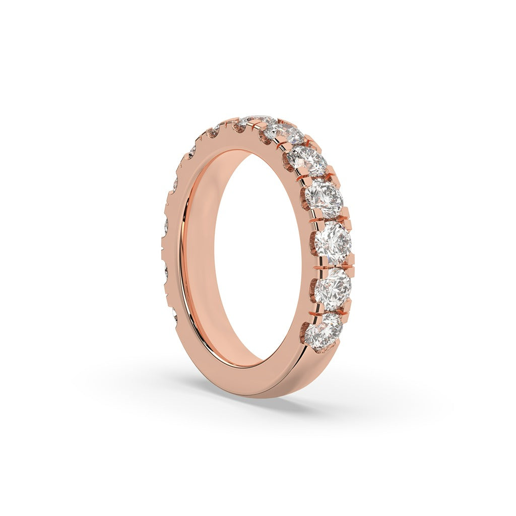 Round Cut Diamond Eternity Band