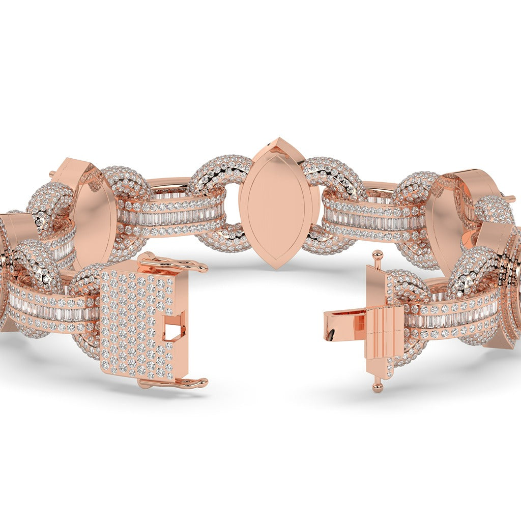 Multicolor Gemstone Luxe Link Bracelet