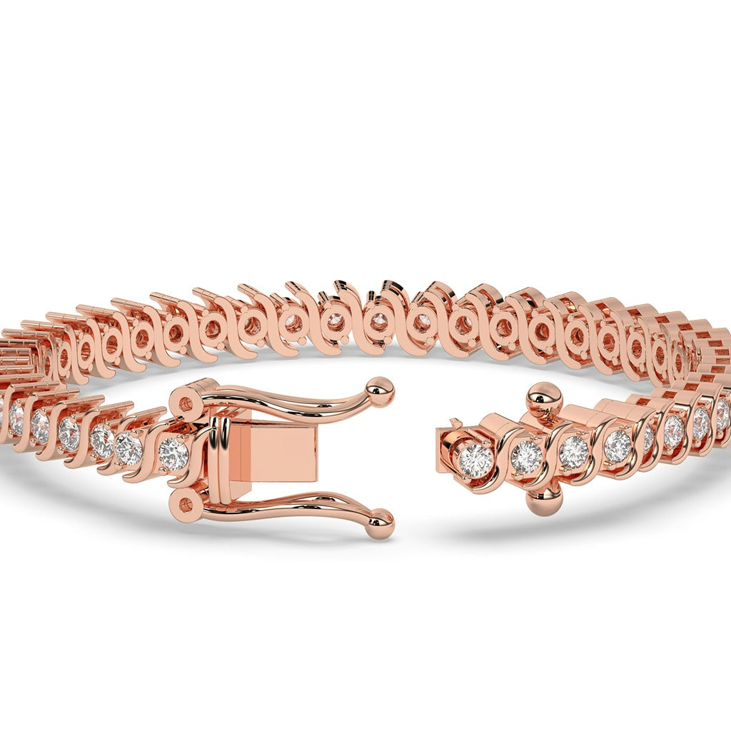 Royal Spark Claw Diamond Bracelet