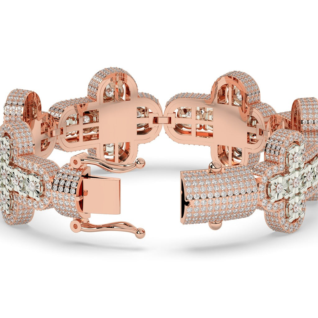 Royal Cross Shine Gold Bracelet