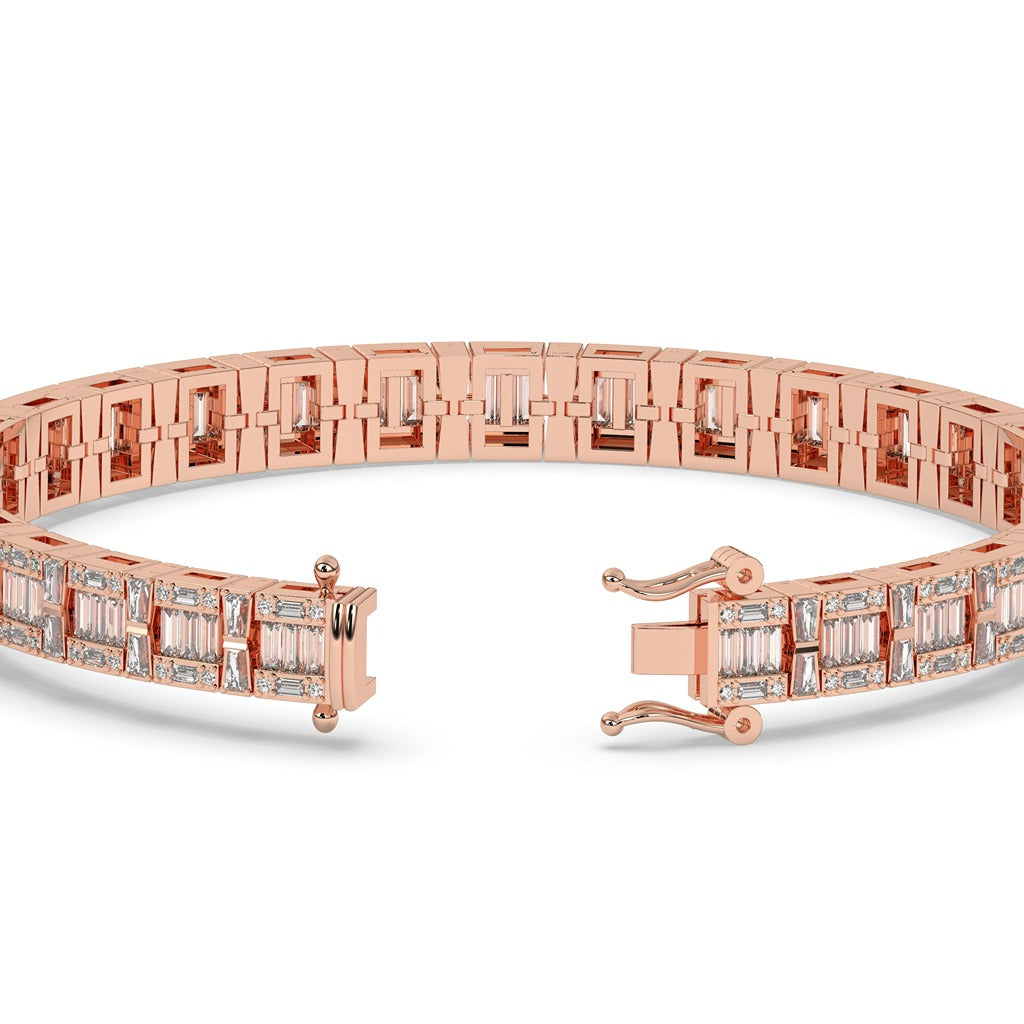 Royal Radiance Baguette Diamond Bangle