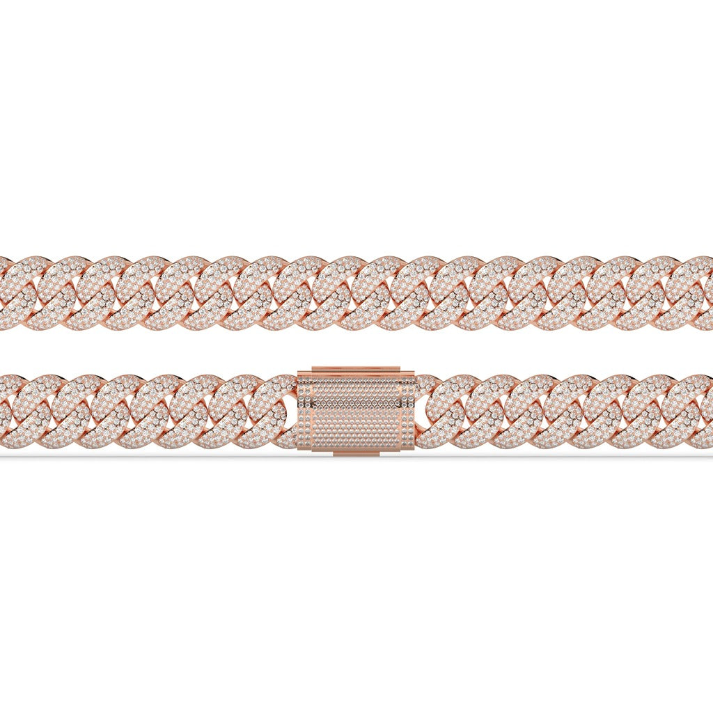 Diamond Drenched Cuban Link Bracelet