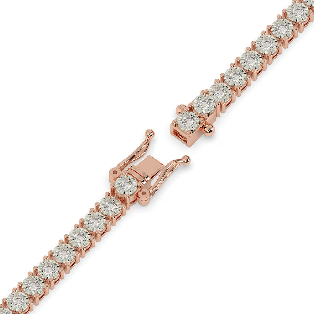 Dazzling Gold Tennis Sparkle Bracelet