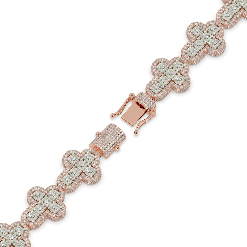 Royal Cross Shine Gold Bracelet
