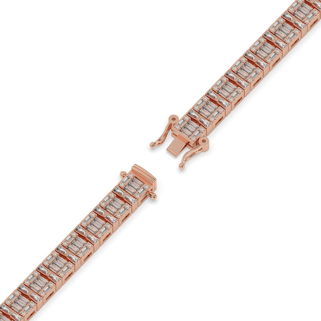 Royal Radiance Baguette Diamond Bangle