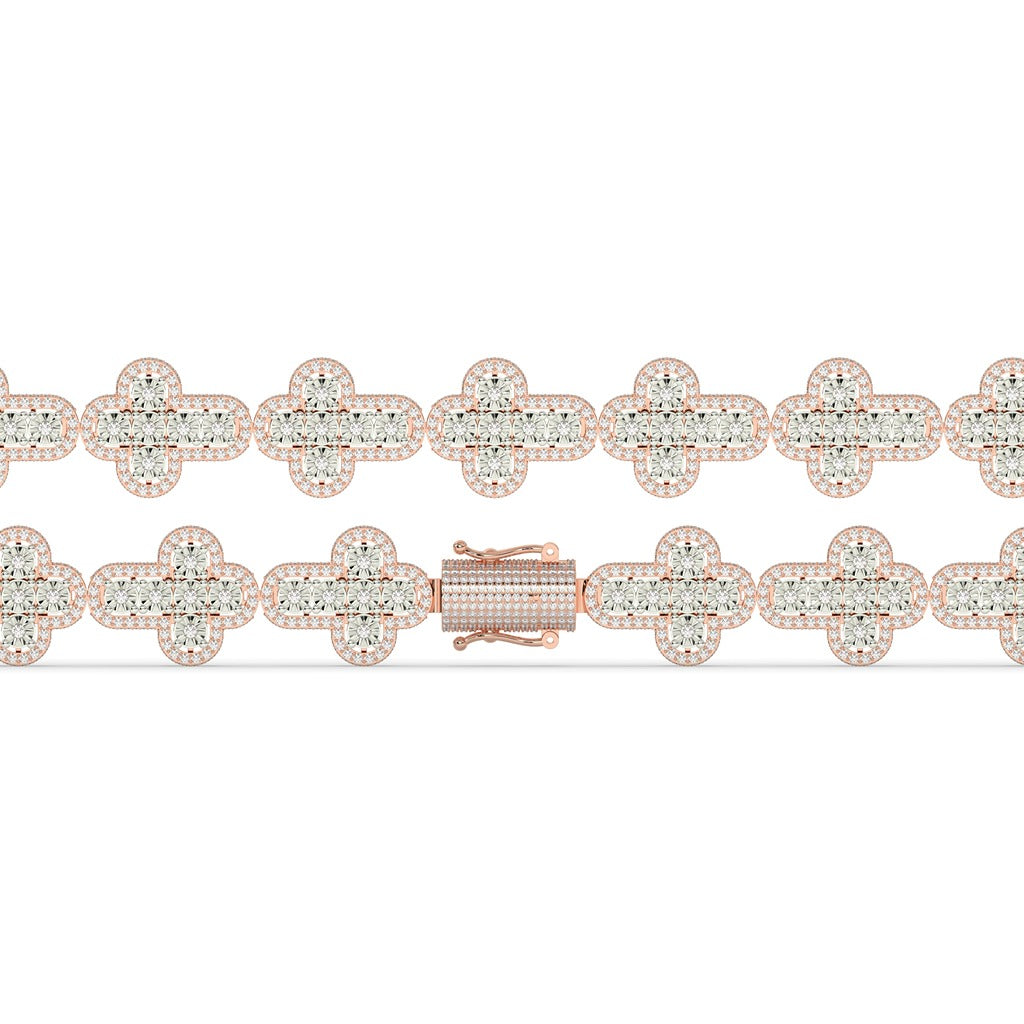 Royal Cross Shine Gold Bracelet