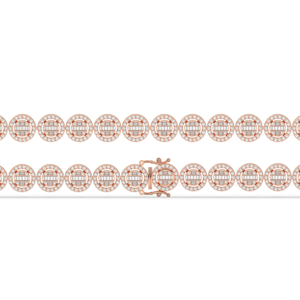 Classic Glow Baguette Circle Bracelet