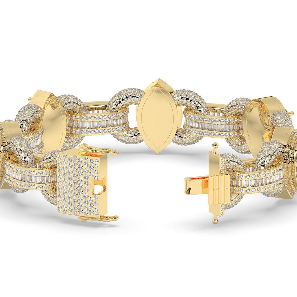 Multicolor Gemstone Luxe Link Bracelet