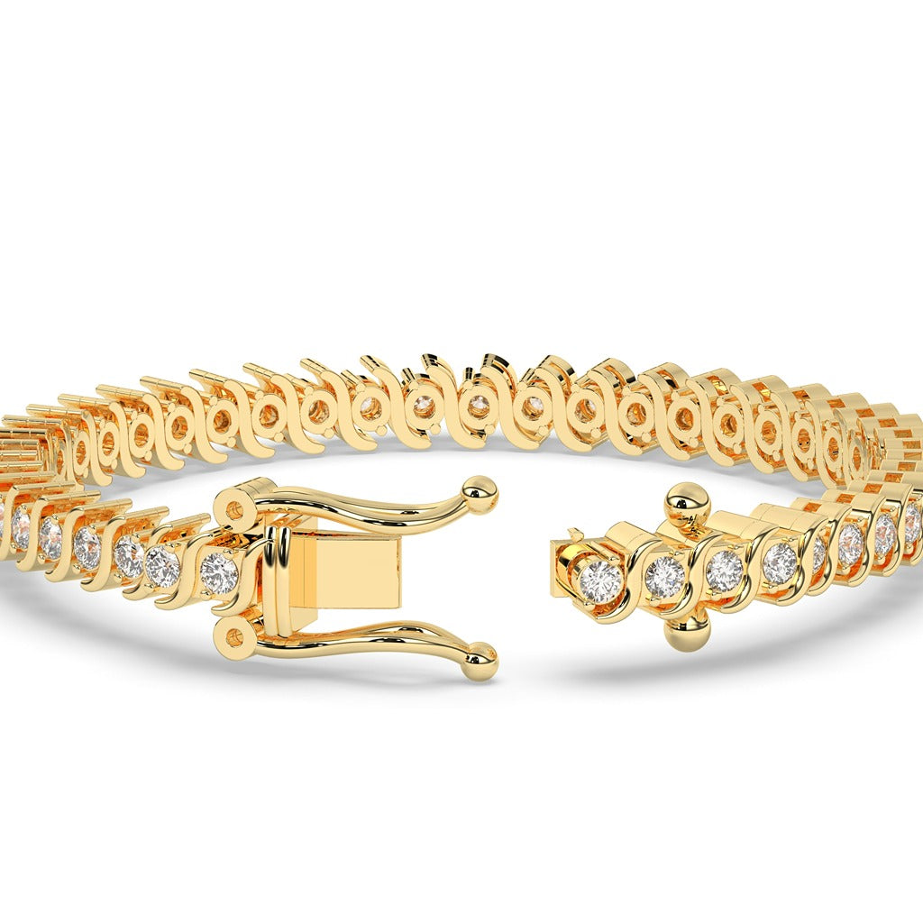 Royal Spark Claw Diamond Bracelet