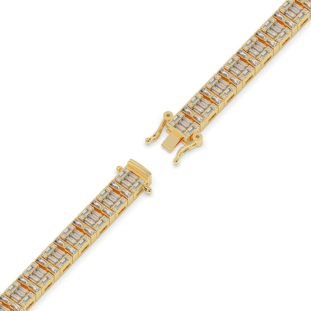 Royal Radiance Baguette Diamond Bangle