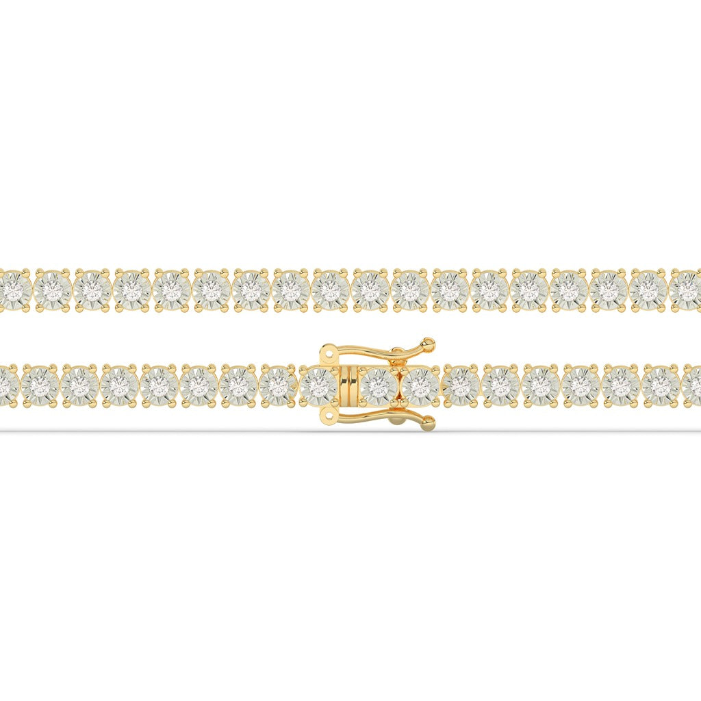 Dazzling Gold Tennis Sparkle Bracelet