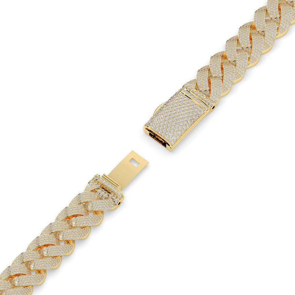 Thick Shine Gold Chain Bracelet