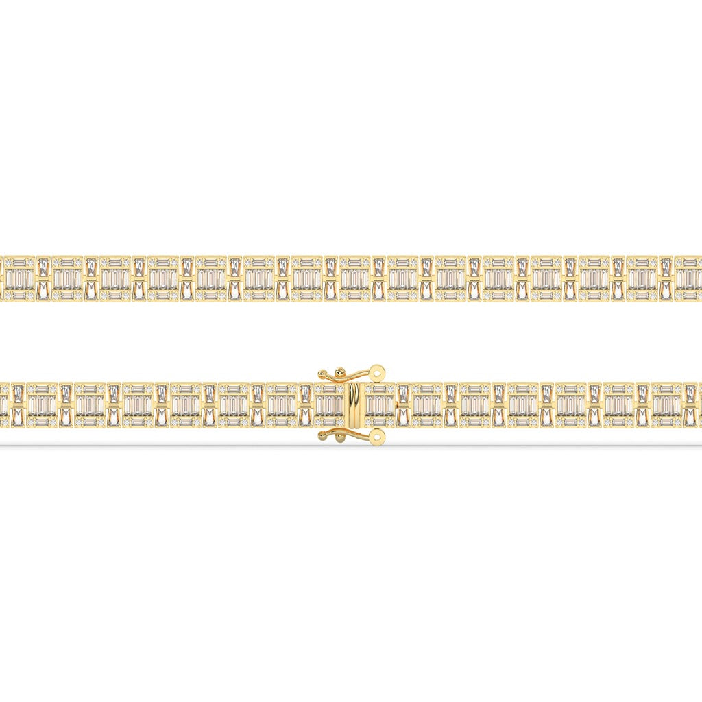 Royal Radiance Baguette Diamond Bangle