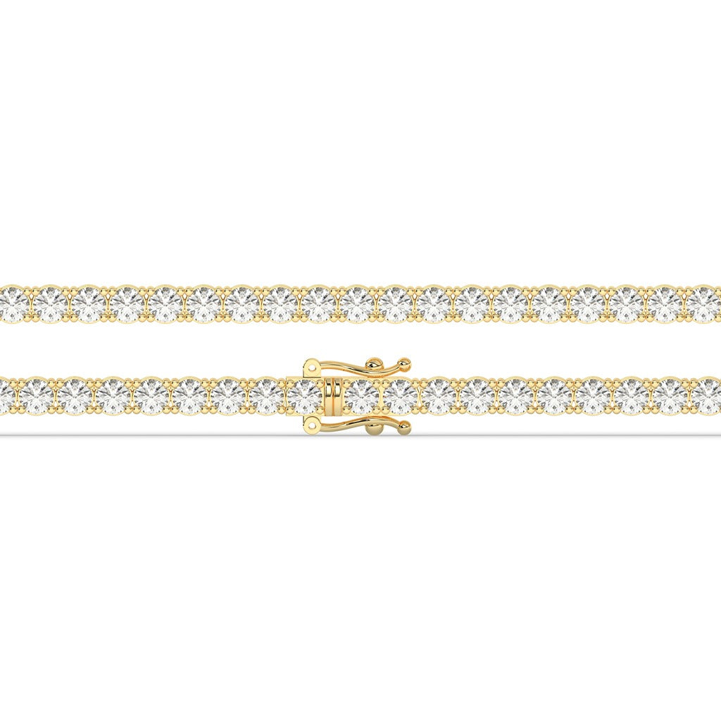 High-Polish Gold Band with Diamond Inlay